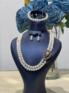 trio djouher motif bronze