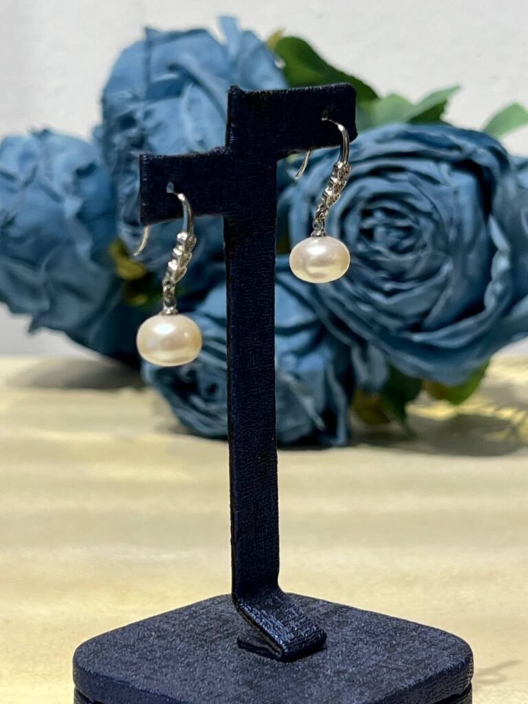 "Boucles d'oreilles perles véritables Brava Bijoux Algérie".