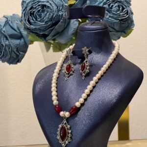 duo djouher motif en argent et bronze