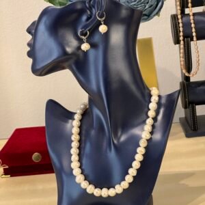 Duo simple grande perle de djouher